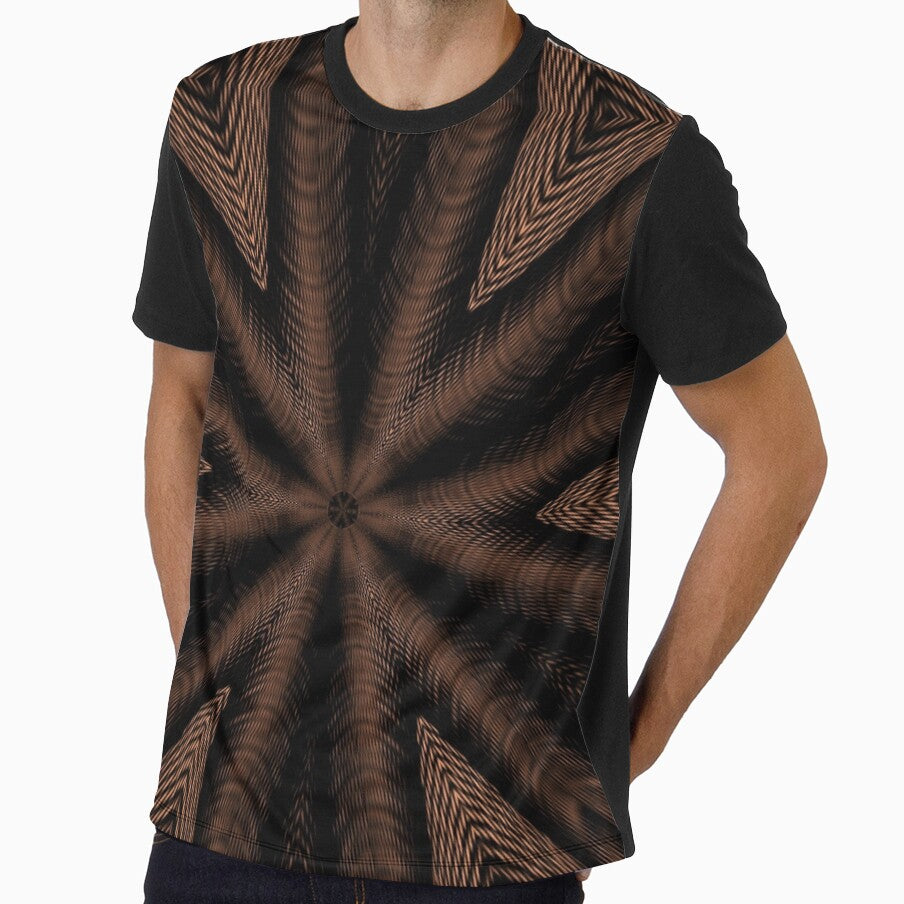 Copy of Copper color star boho style geometric abstract mid century modern minimalist by mennawagih7