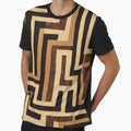 Mud Cloth Geometric Natural Earth Tones by Groovysheck