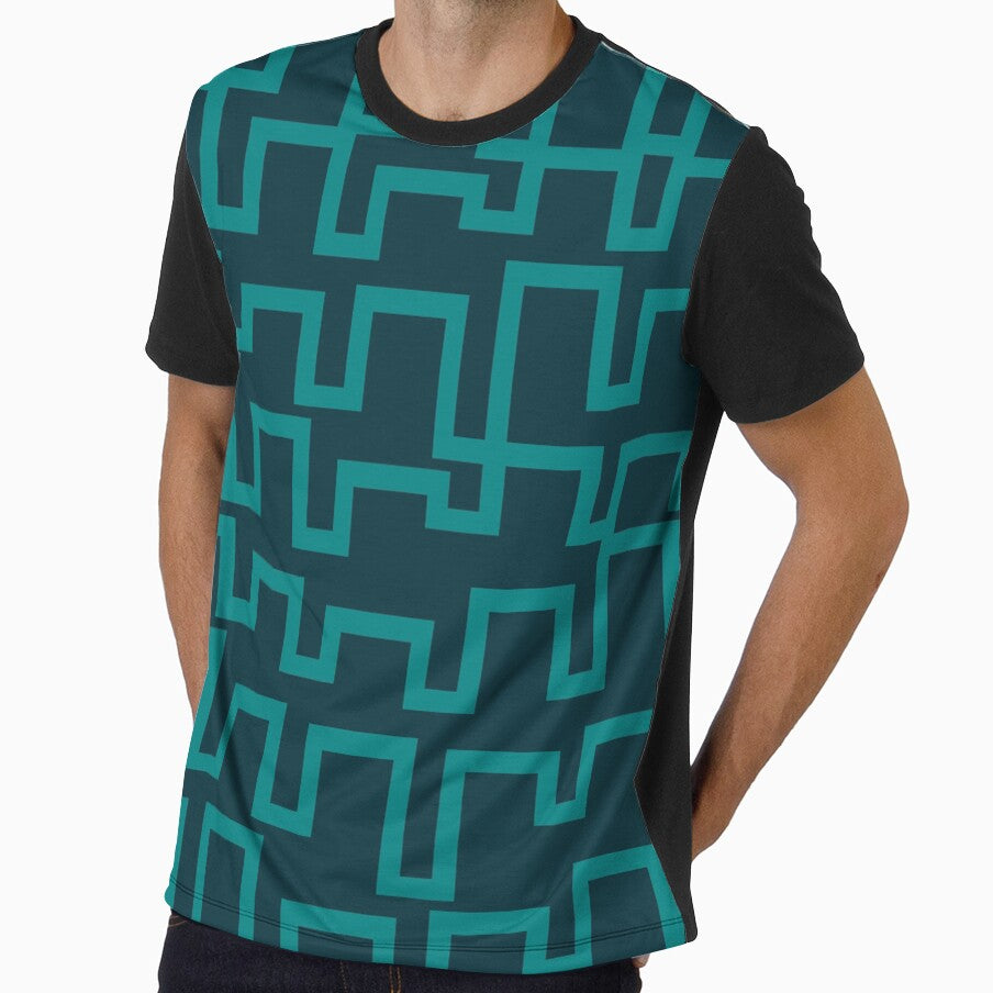 Teal Abstract Pattern by Blue-Banana