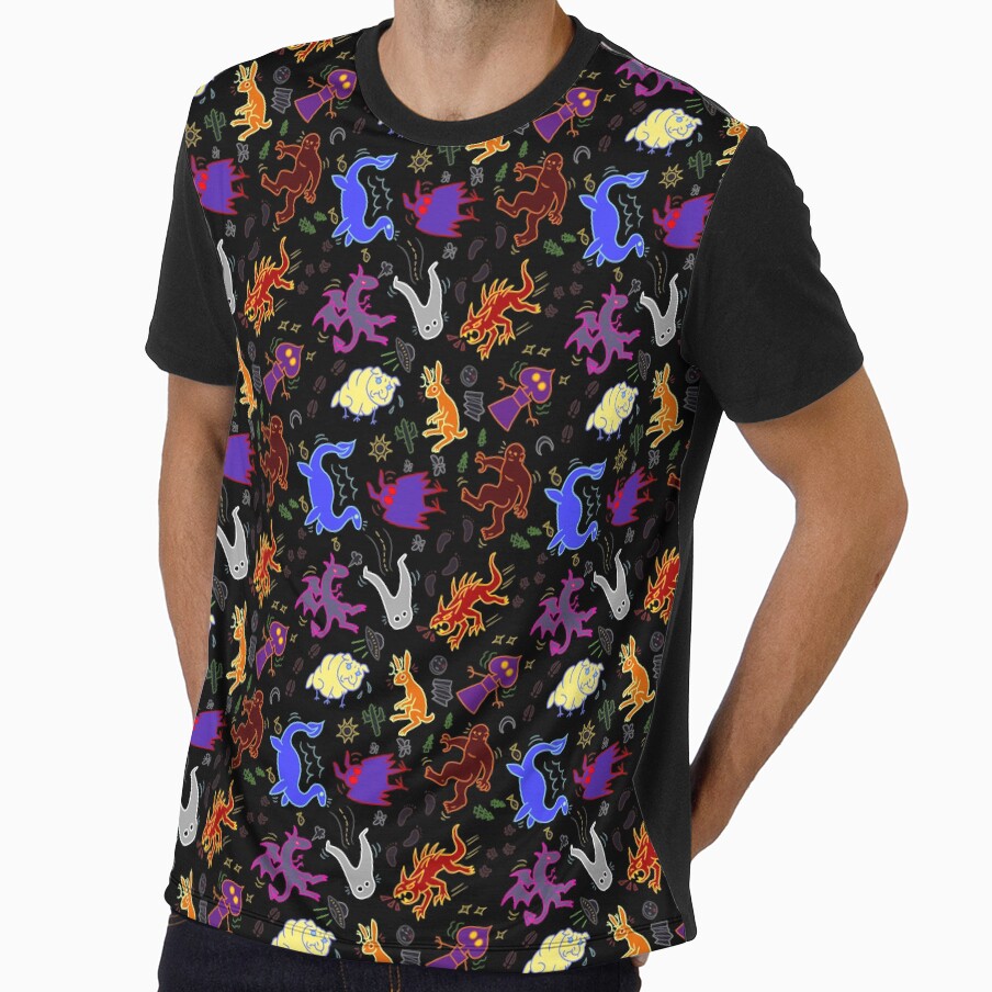 Cryptids! by TheGrinDragon Unisex , , , Long Sleeve Tee