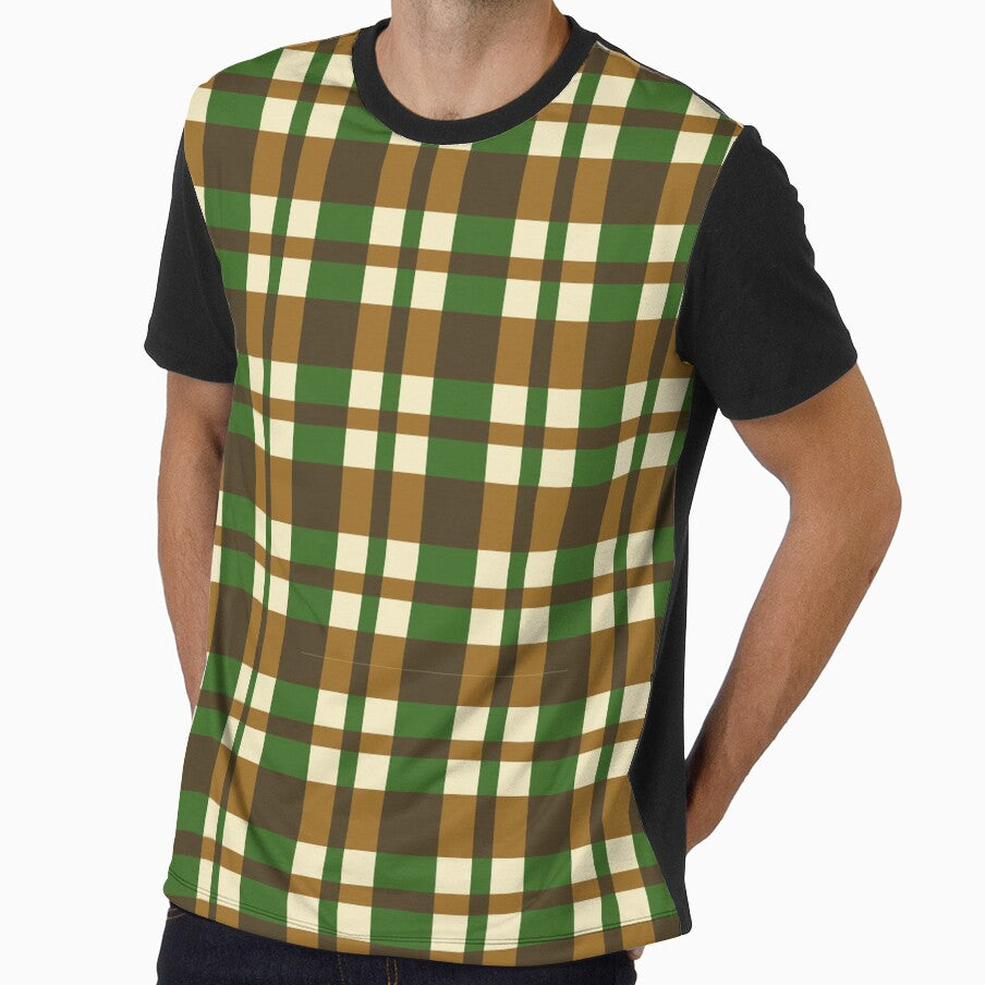 Earth tone plaid dreamless pattern by Bloomiastudio