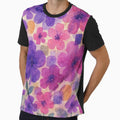 Radiant flowers in watercolor by Sigtrix