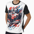 Retro Classic Paint Vintage Formula 1, F1 painting by LuizSilva1983 Unisex , , , Long Sleeve Tee