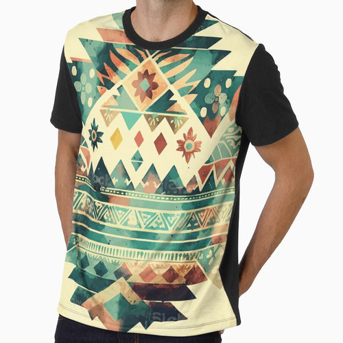 A Teal Aztec Bohemian SouthWest Design - Boho Chic Patterns by GVRDesign