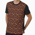 Luxury Wine Vine Pattern by hogardevinos22 Unisex , , , Long Sleeve Tee