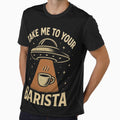 Coffee Barista- Take Me To Your Barista by DemureArtsy Unisex , , , Long Sleeve Tee