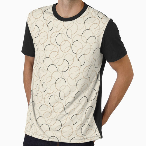 Abstract Circle Dance in Earth Tones by PosiPrints