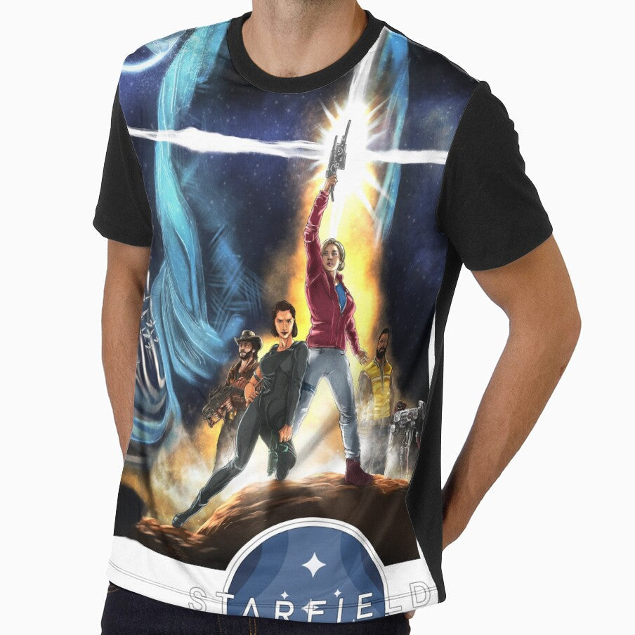STARFIELD STYLE A POSTER by CrazyPencilComx Unisex , , , Long Sleeve Tee