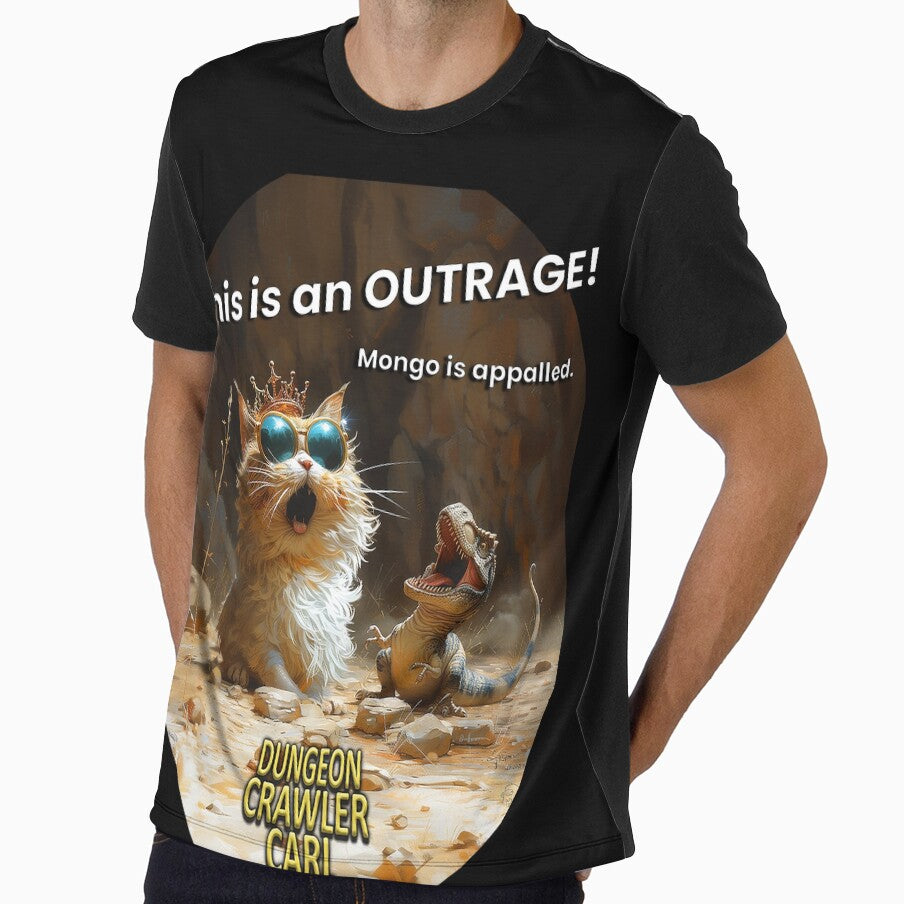 Dungeon Crawler Carl - This is an OUTRAGE! by AbsurdiaLabs Unisex , , , Long Sleeve Tee