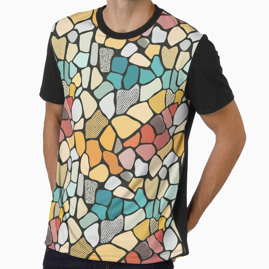 Earthy Geometric Stone Terrain Art Pattern by Zakrytos ★★★★★