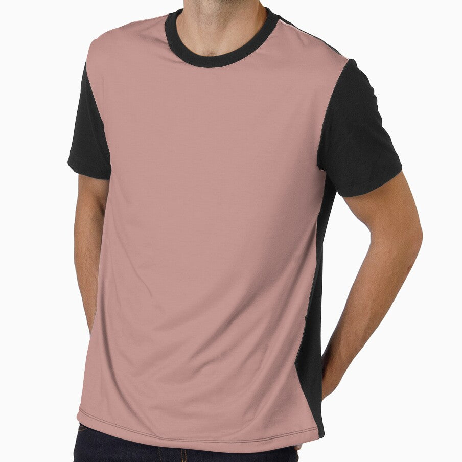 Plain Pink Rosewood Colour by PatternTitan Unisex , , , Long Sleeve Tee