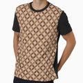 Neutral Midmod Geometric Pattern (brown) by Design Minds Boutique