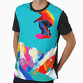 Pop Art Snowboarder by KJNihonDesigner