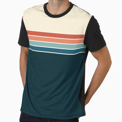 70s Vintage Retro Stripes by ind3finite