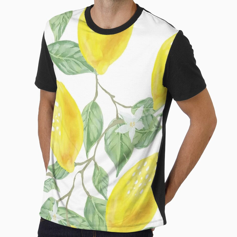 Lemon pattern by Imadesigner Unisex , , , Long Sleeve Tee