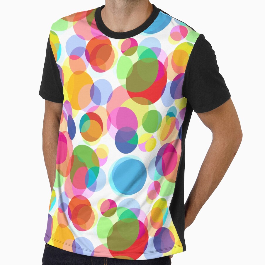 Multicolored Circle Pattern by TMBTM