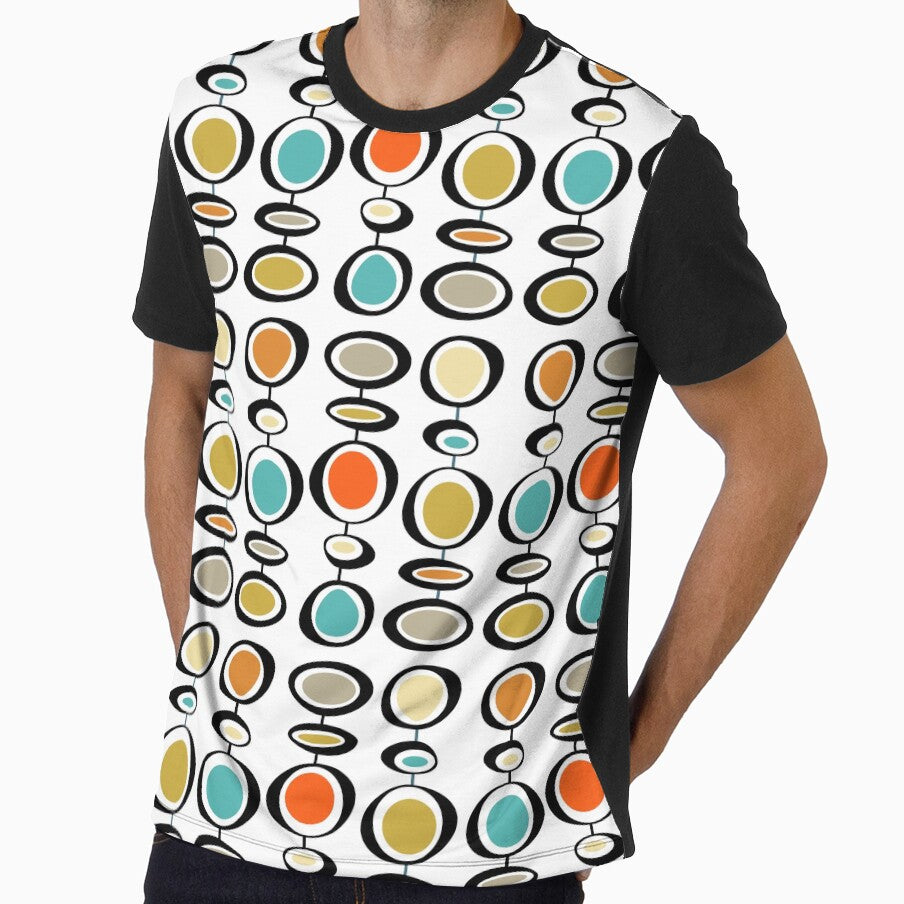 Bold Hanging Circles Mid Century Modern Retro Pattern by Orchard Berry