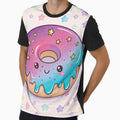 Kawaii Galaxy Donut – Cute Cosmic Pastel Aesthetic Dessert Cartoon by Nawastyle