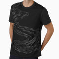 Smoke Swirl (greyscale) by ChaosAdar Unisex , , , Long Sleeve Tee