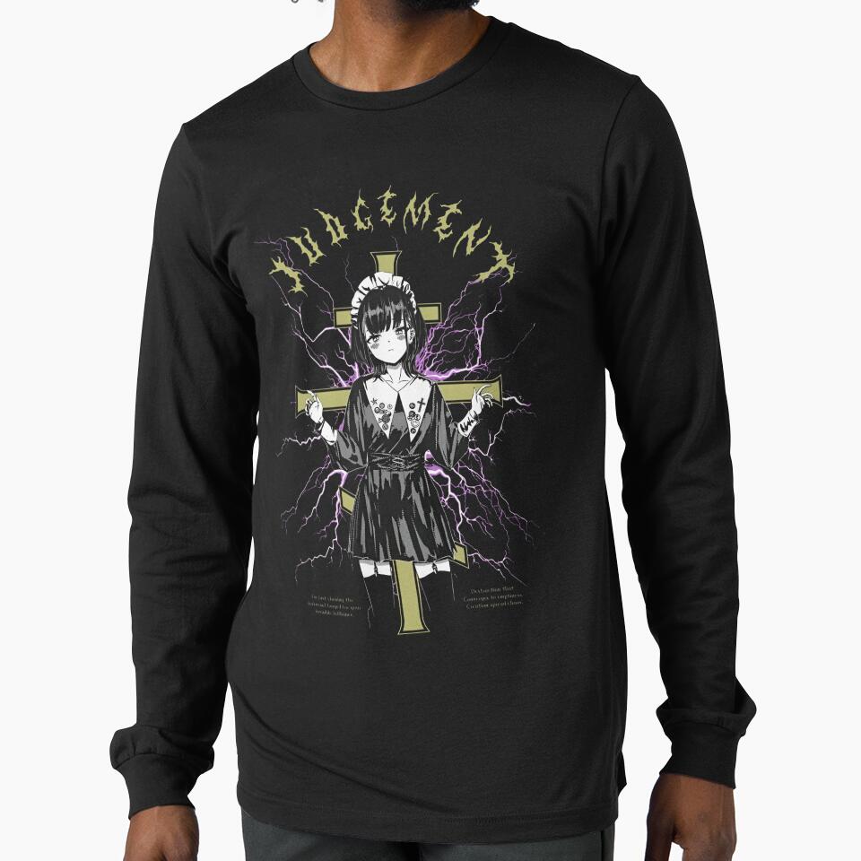 Gothic "Judgement" by IMYUMIKO Unisex , , , Long Sleeve Tee