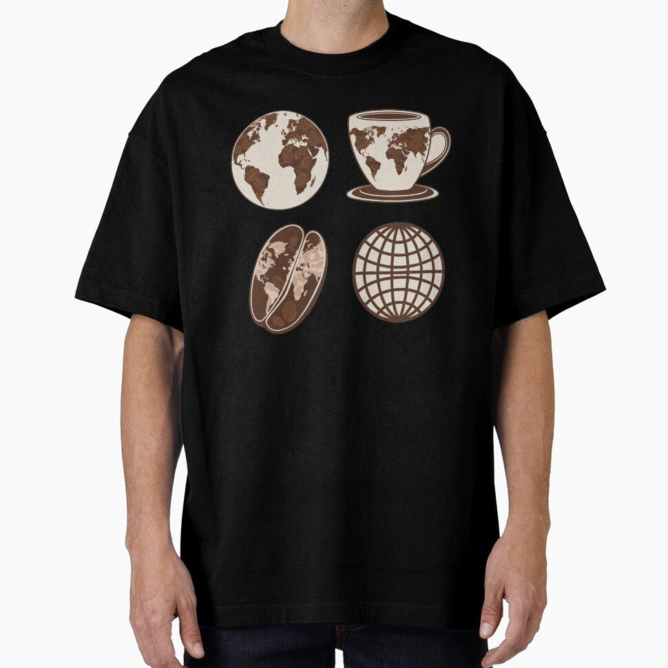 Copia de Coffee Universe: Aromatic Planets by hassanimarket7 Unisex , , , Long Sleeve Tee