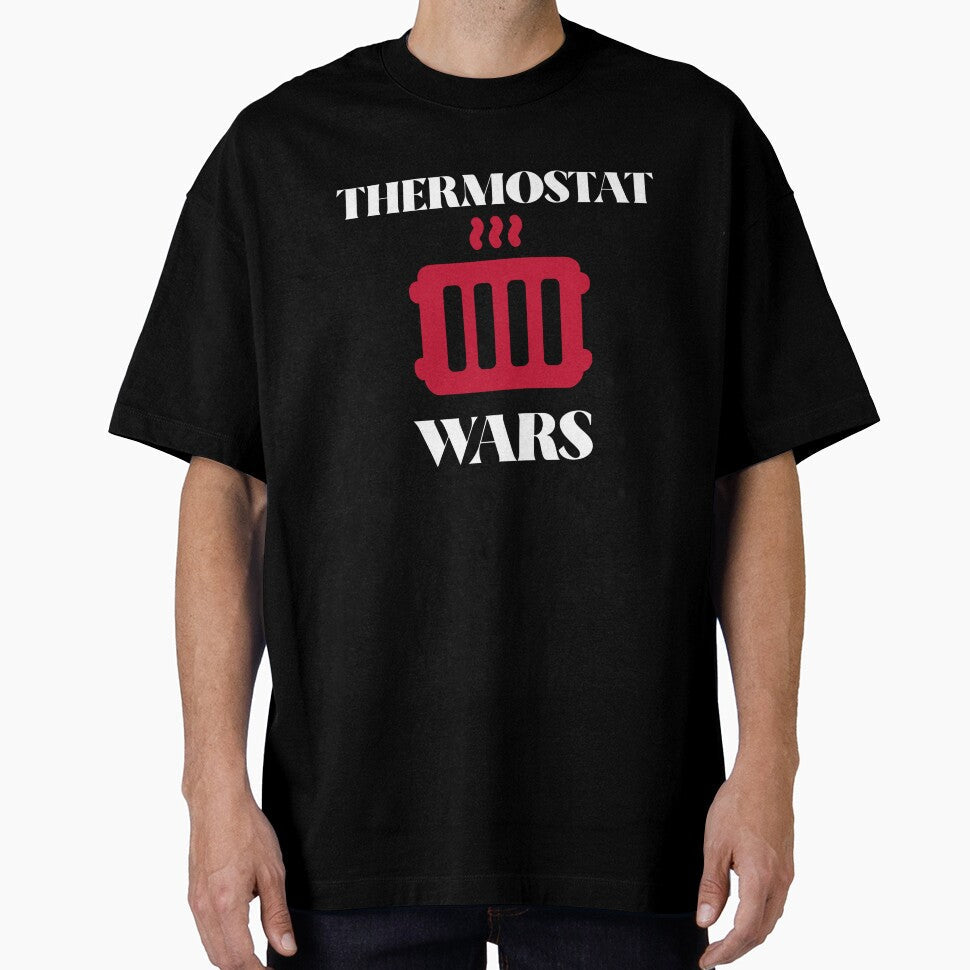 Thermostat Wars Space Heater by Jellis Apparel Unisex , , , Long Sleeve Tee