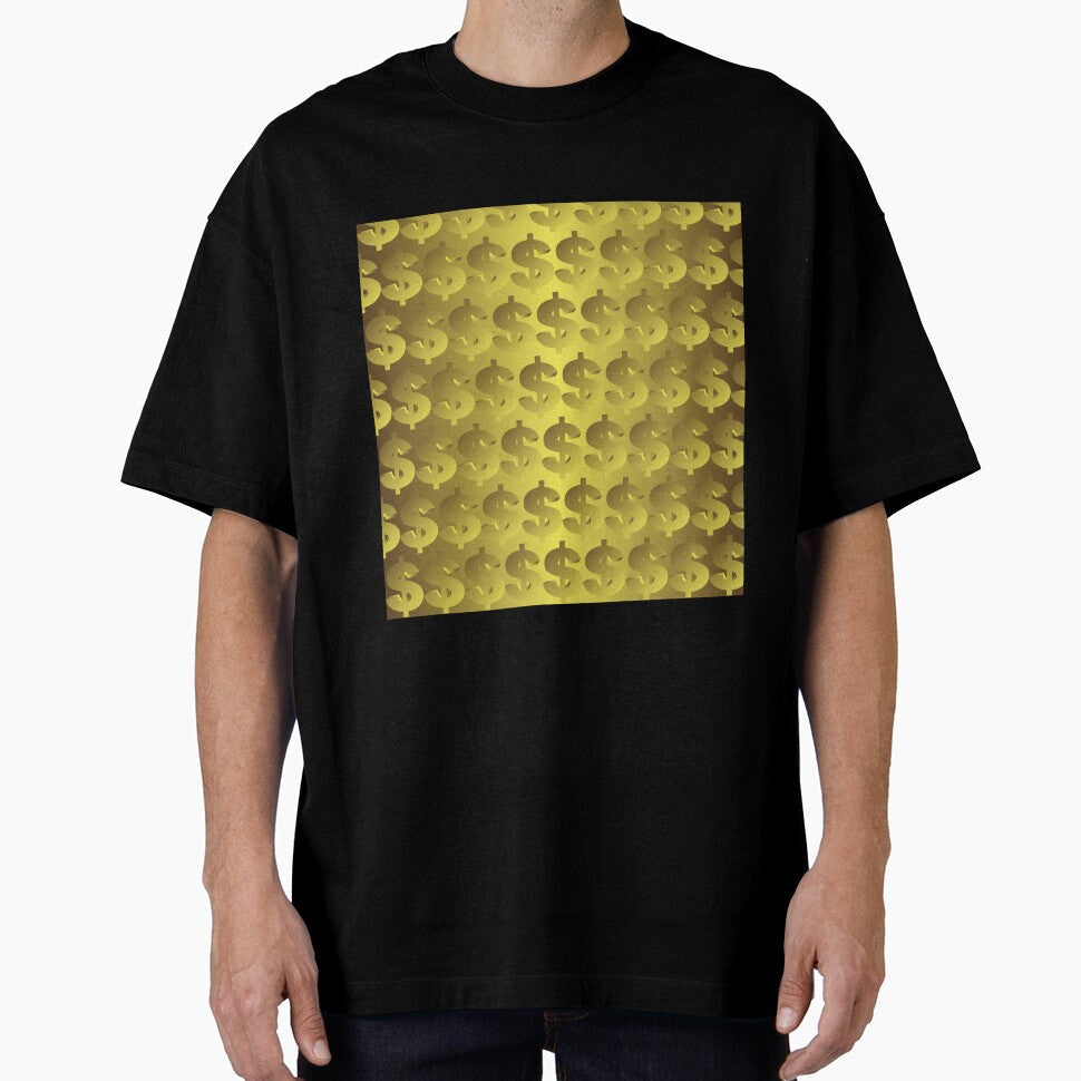 Stylish Gold Dollar Design by stylebytara Unisex , , , Long Sleeve Tee