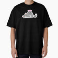 Lazy Gray Cat by Penaroma Unisex , , , Long Sleeve Tee