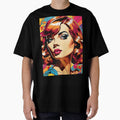 pop art style design by aledfychan Unisex , , , Long Sleeve Tee
