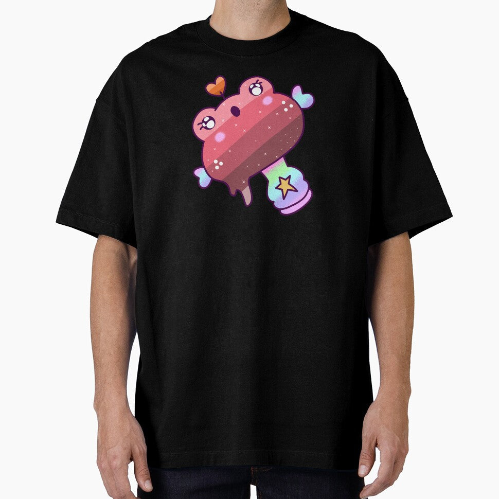 Cute Kawaii froggie icecream by Quacktails Unisex , , , Long Sleeve Tee