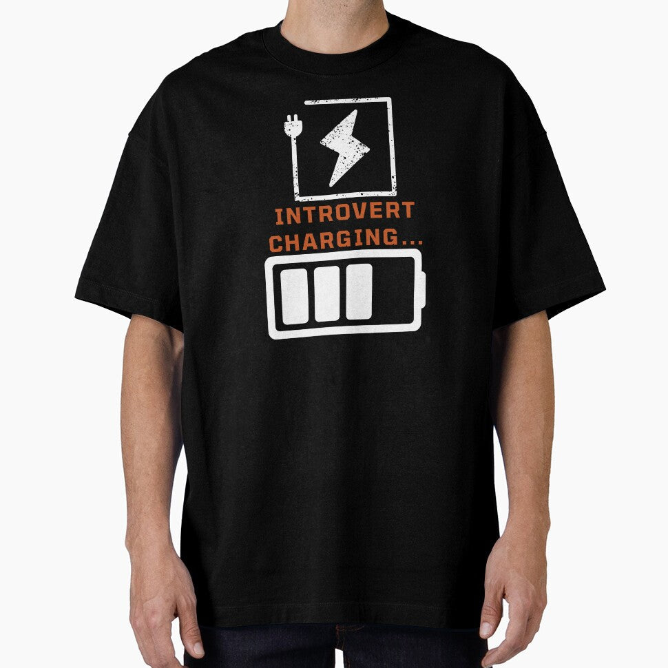 Introvert Charging by TheMajesTee Unisex , , , Long Sleeve Tee