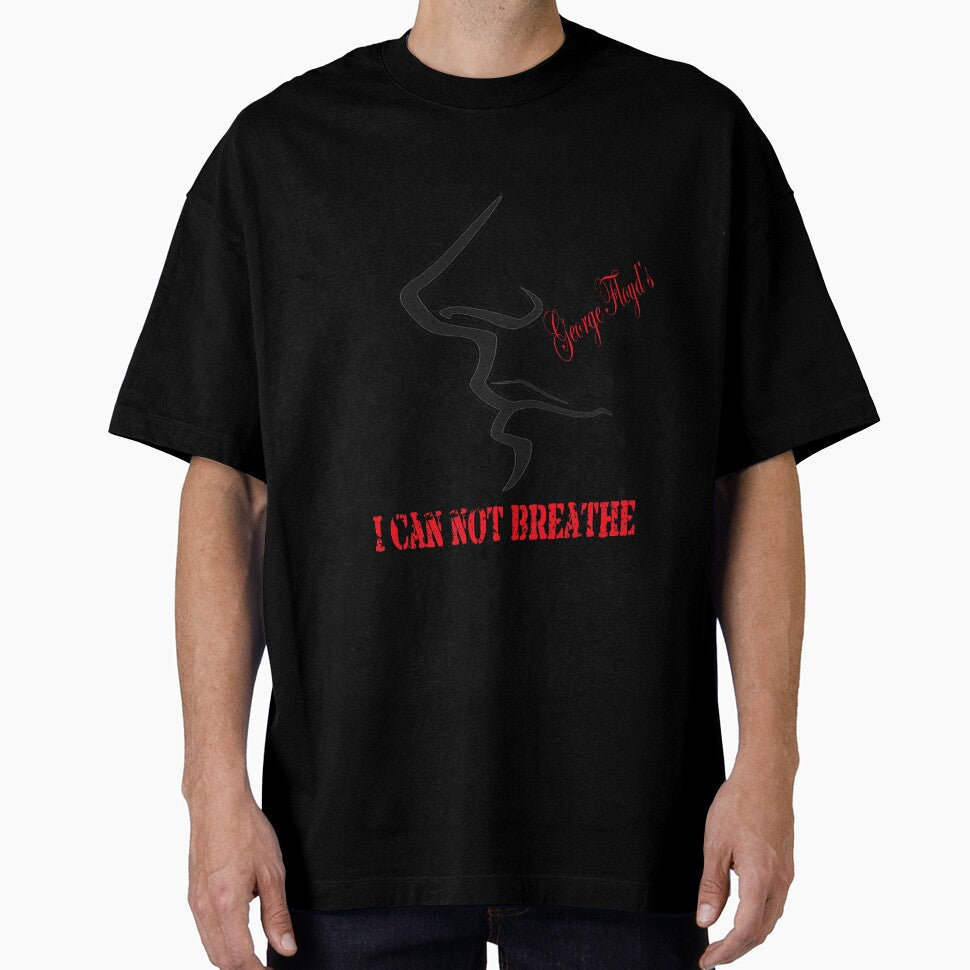 George Floyd’s I Can't Breathe Black Lives Matter Peace Love Peace and Love Short Sleeve Casual Tees Shirts by hmadan
