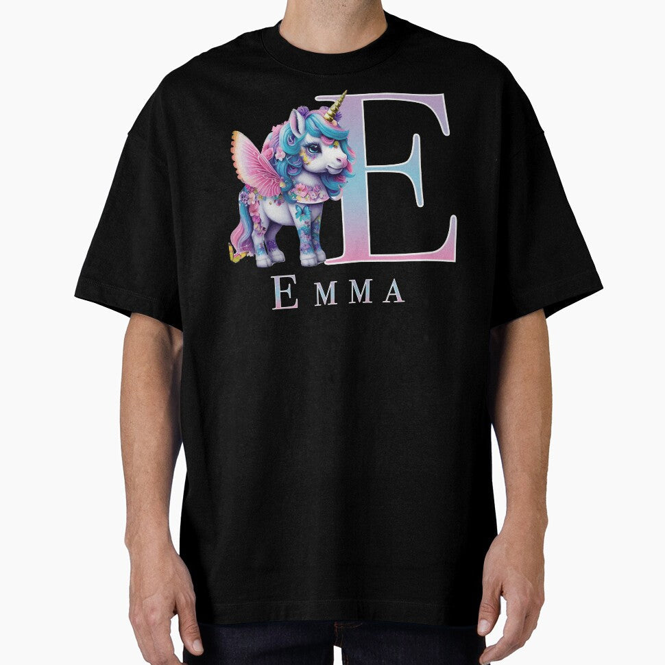 Emma name with a cute unicorn by Lubellebubble20 Unisex , , , Long Sleeve Tee