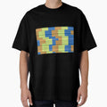 Triplay Oranges-CHECKS AND SQUARES ozcushionstoo by ozcushionstoo Unisex , , , Long Sleeve Tee