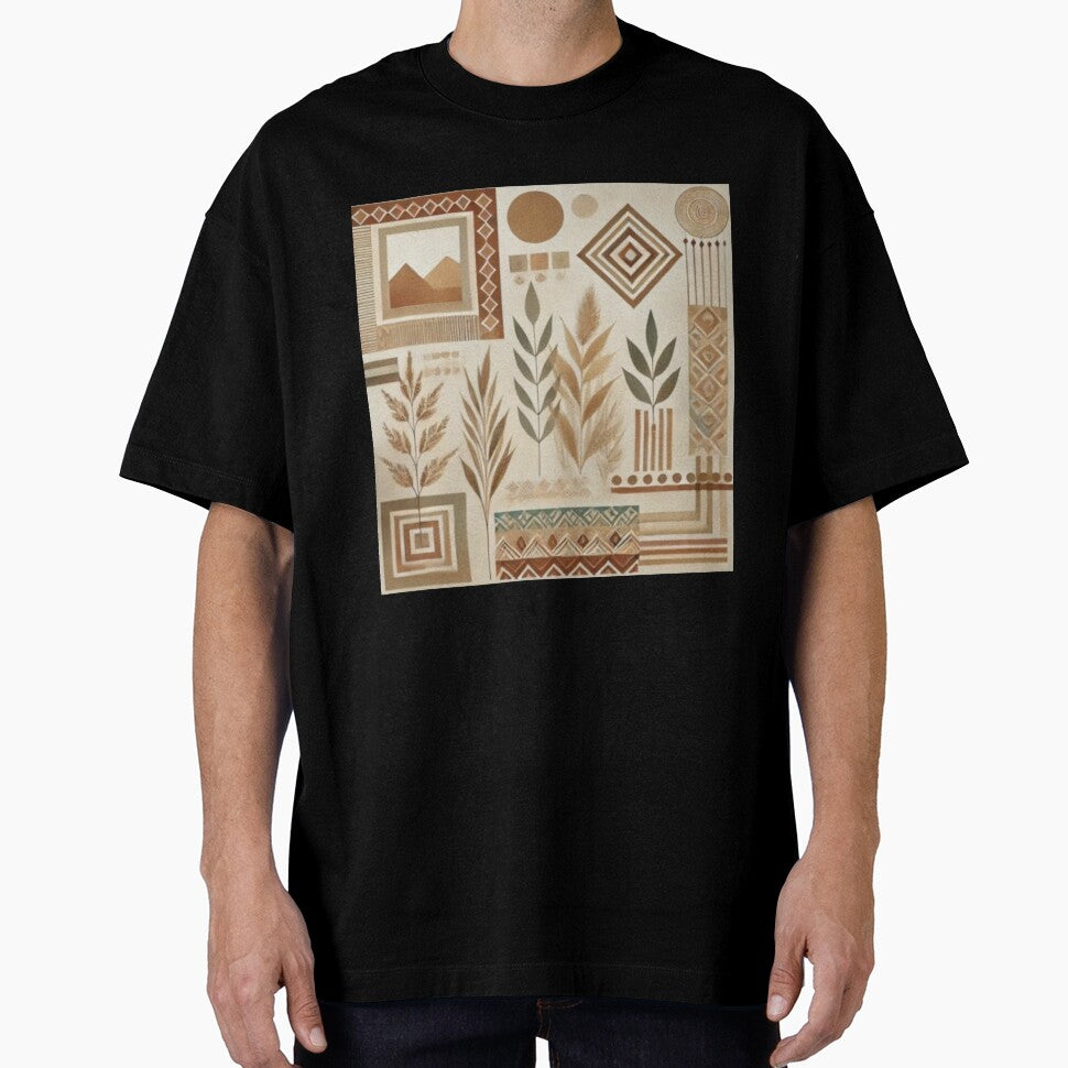 Organic Modern Abstract ,  Desert Earth Tones . by  StickAndStyle