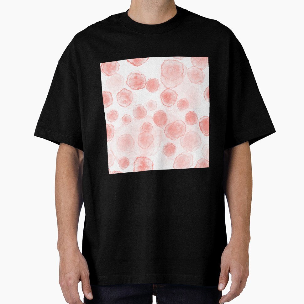 Basic pink watercolour spots by SturgesC Unisex , , , Long Sleeve Tee