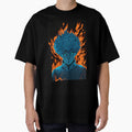 Anime Boy Blue Fire Powerup by Bubblebuk