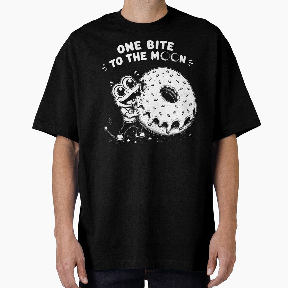 To The Moon Donut Mission by JustLaughCo Unisex , , , Long Sleeve Tee