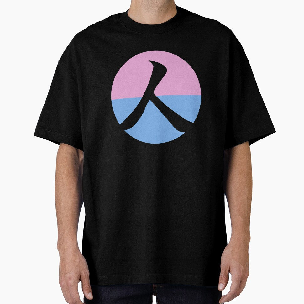 Soft Pink Sky Blue by onejyoo Unisex , , , Long Sleeve Tee