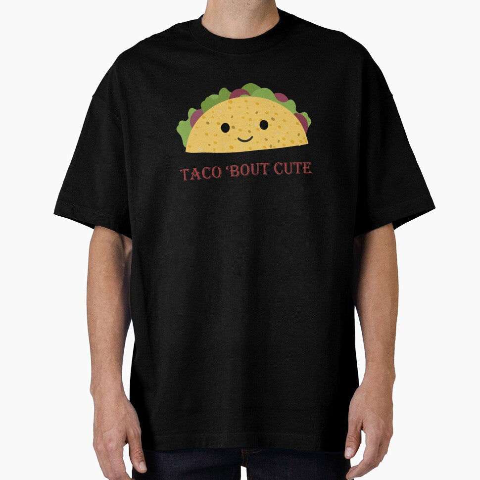 Funny Taco Bout Cute Kawaii Taco by Hedgie Designs Unisex , , , Long Sleeve Tee
