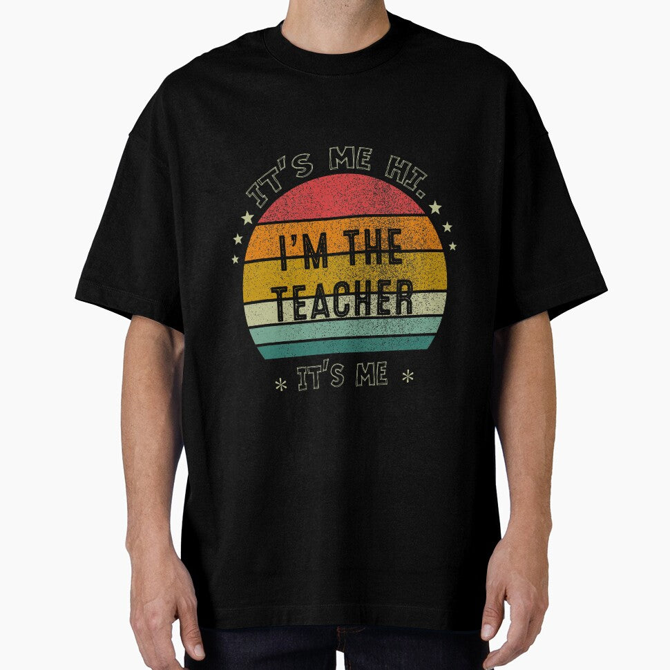 it's me,i'm the teatcher ,it's me by CanvaSnap ⭐⭐⭐⭐⭐ Unisex , , , Long Sleeve Tee