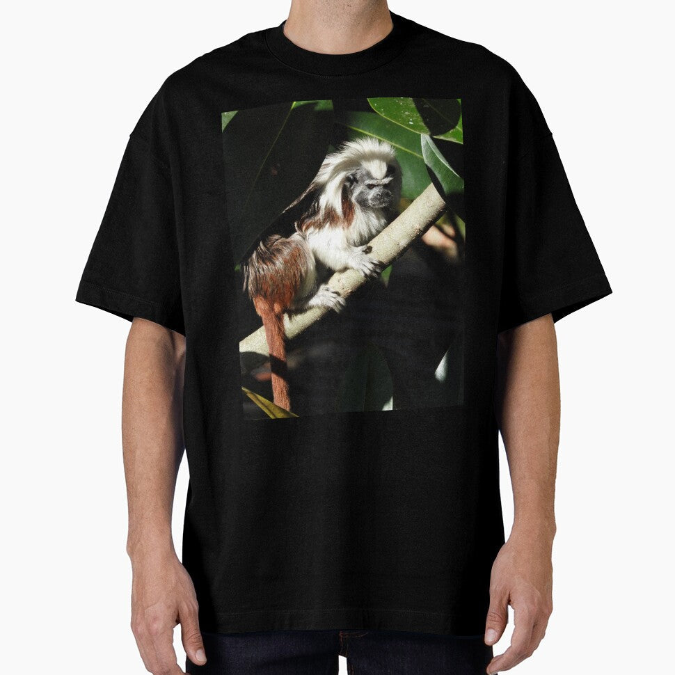 Cotton-top Tamarin by kirstybush Unisex , , , Long Sleeve Tee