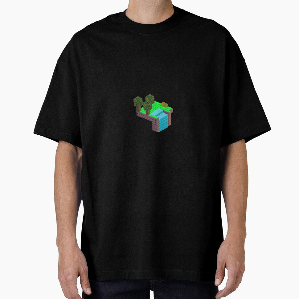 Floating Island Badge by TheOneTrueDoggo Unisex , , , Long Sleeve Tee