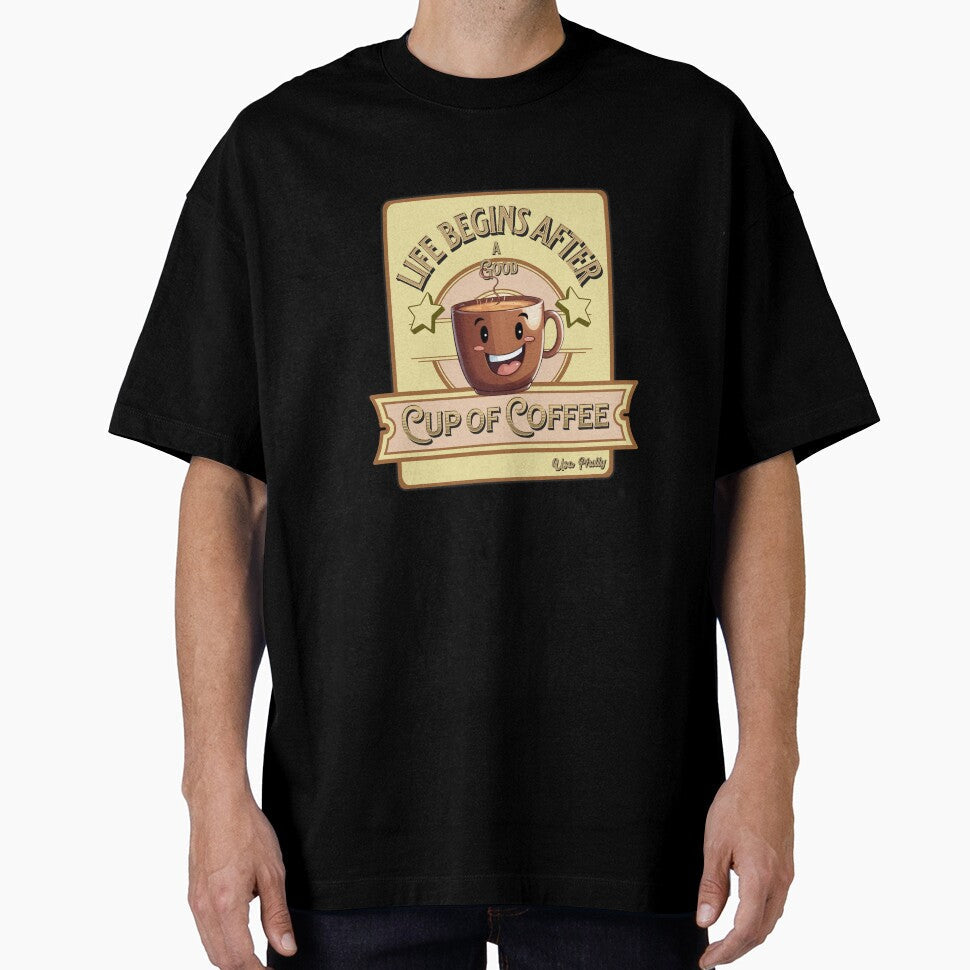 Live Begins After Coffee by gleici Unisex , , , Long Sleeve Tee