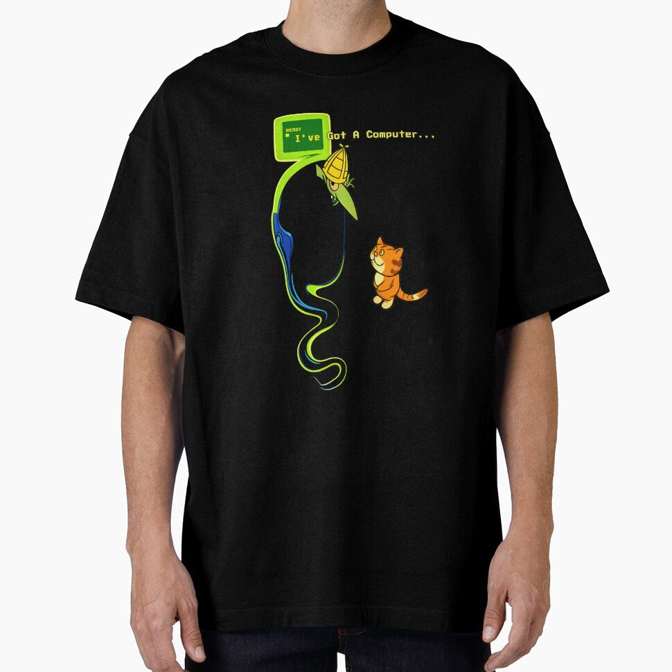 Corvax and his computer by Schulz Lightprint Studio Unisex , , , Long Sleeve Tee