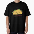 Fantastaco Cute and Funny Smiling Kawaii Taco by Hedgie Designs Unisex , , , Long Sleeve Tee