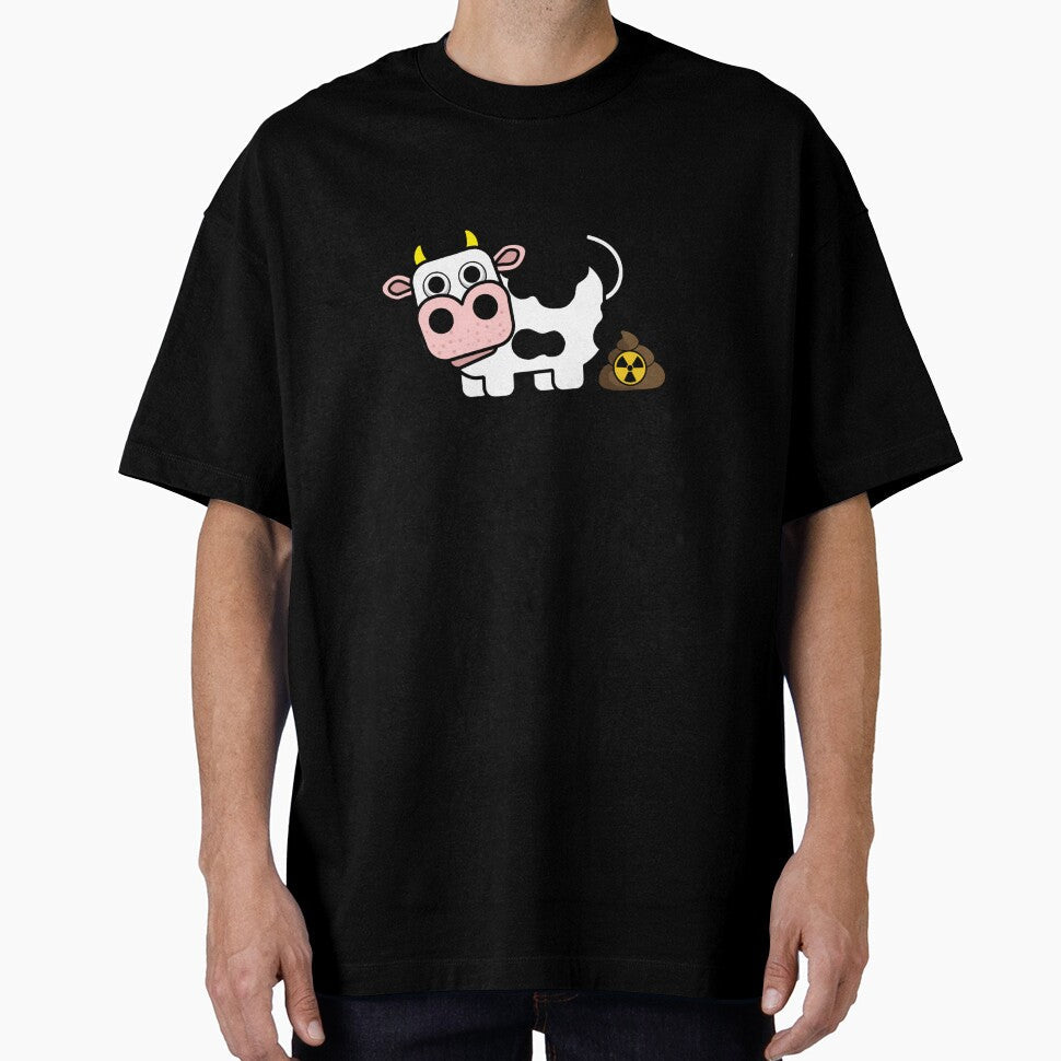 Mooclear Bomb Cute Cow Pun by punnybone Unisex , , , Long Sleeve Tee