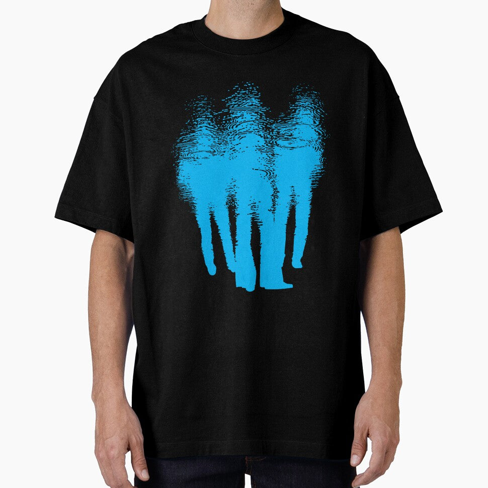 TRIO. PUDDLE ART GRAPHIC. BLUE. by 5hertz