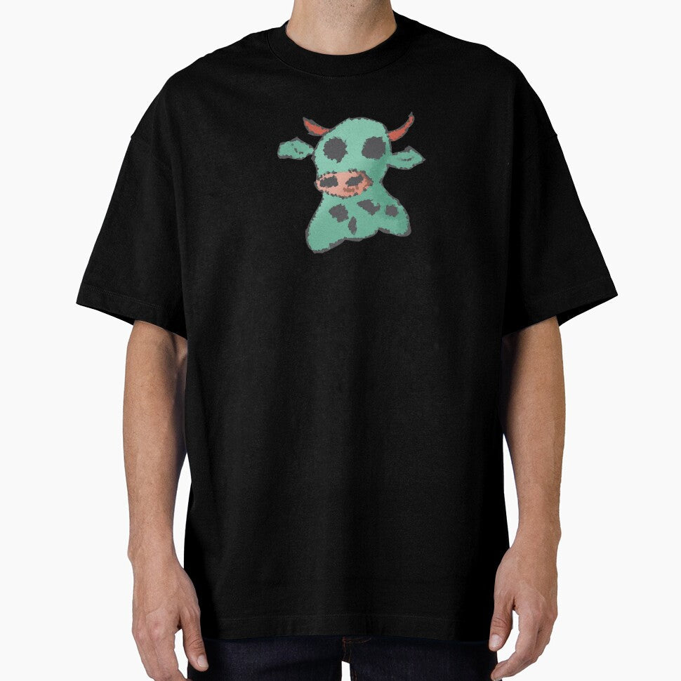 Halloween pixel cow art by Coffeemerc117 Unisex , , , Long Sleeve Tee