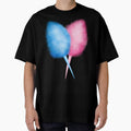 Blue and Pink Cotton Candy Fairy Floss by Deborah Camp Unisex , , , Long Sleeve Tee